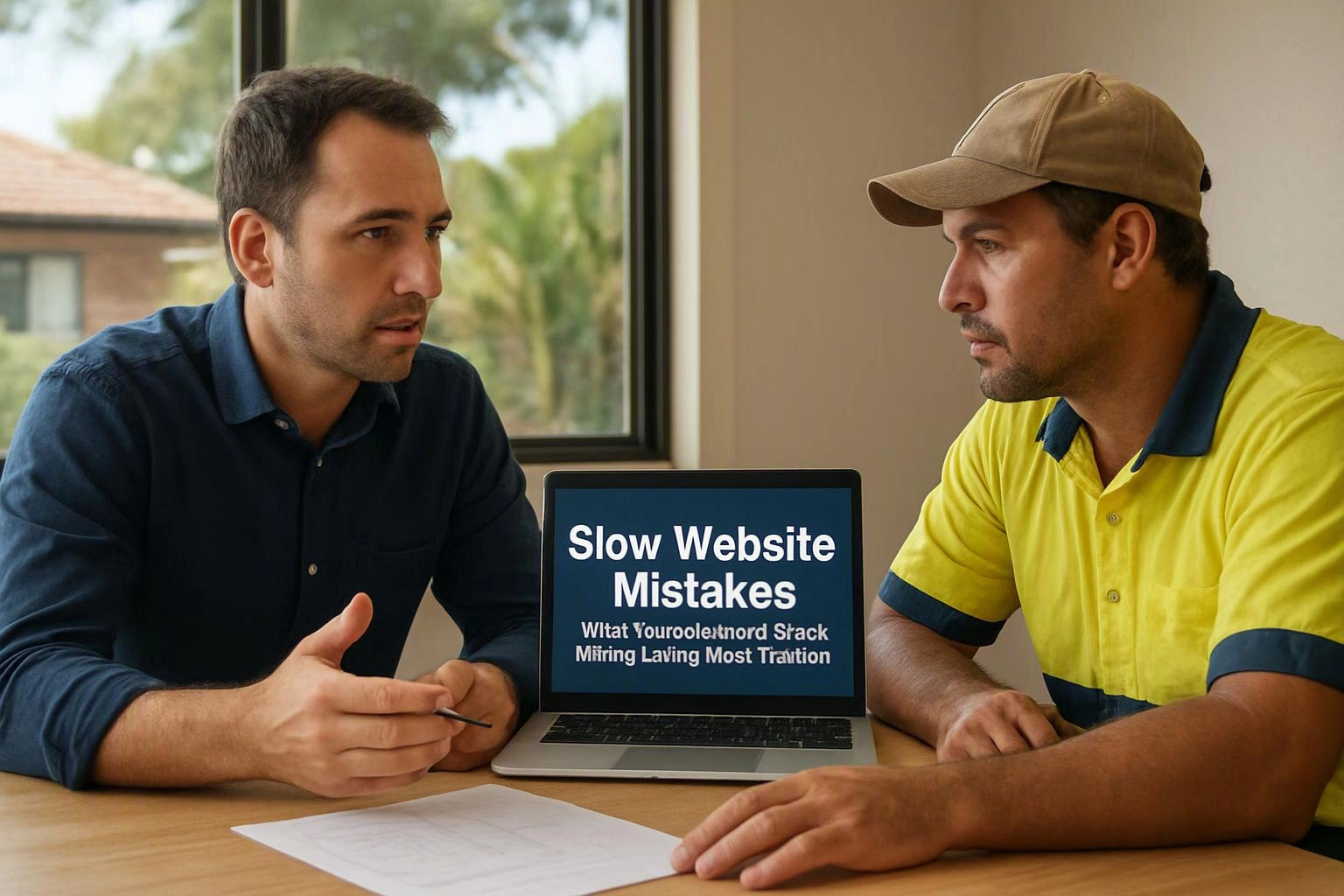 Slow Website Mistakes: What Tradies Should Check Before Losing More Visitors