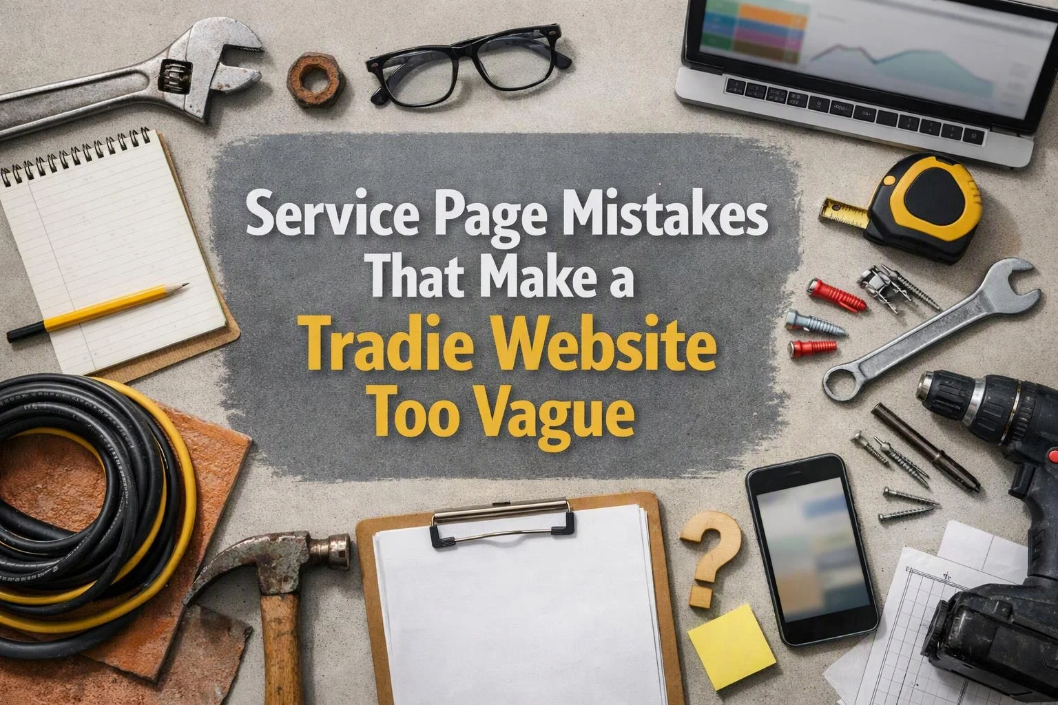 Service Page Mistakes That Make a Tradie Website Too Vague